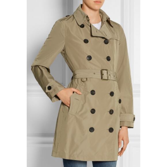 Burberry Brit Balmoral Packaway Hooded Shell Trench Coat in Natural Lyst (SZ 2) - Picture 1 of 16